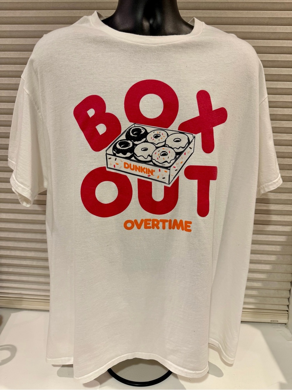 Dunkin Donuts x Overtime Box Out Graphic Tee Men’s Size XL